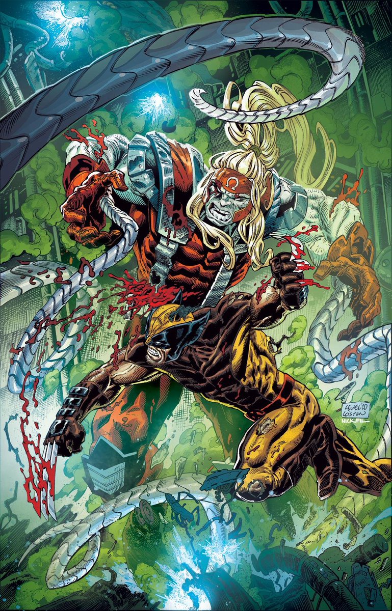 Brian Level. @brian_level. put color over this Wolverine vs. Omega Red peic...