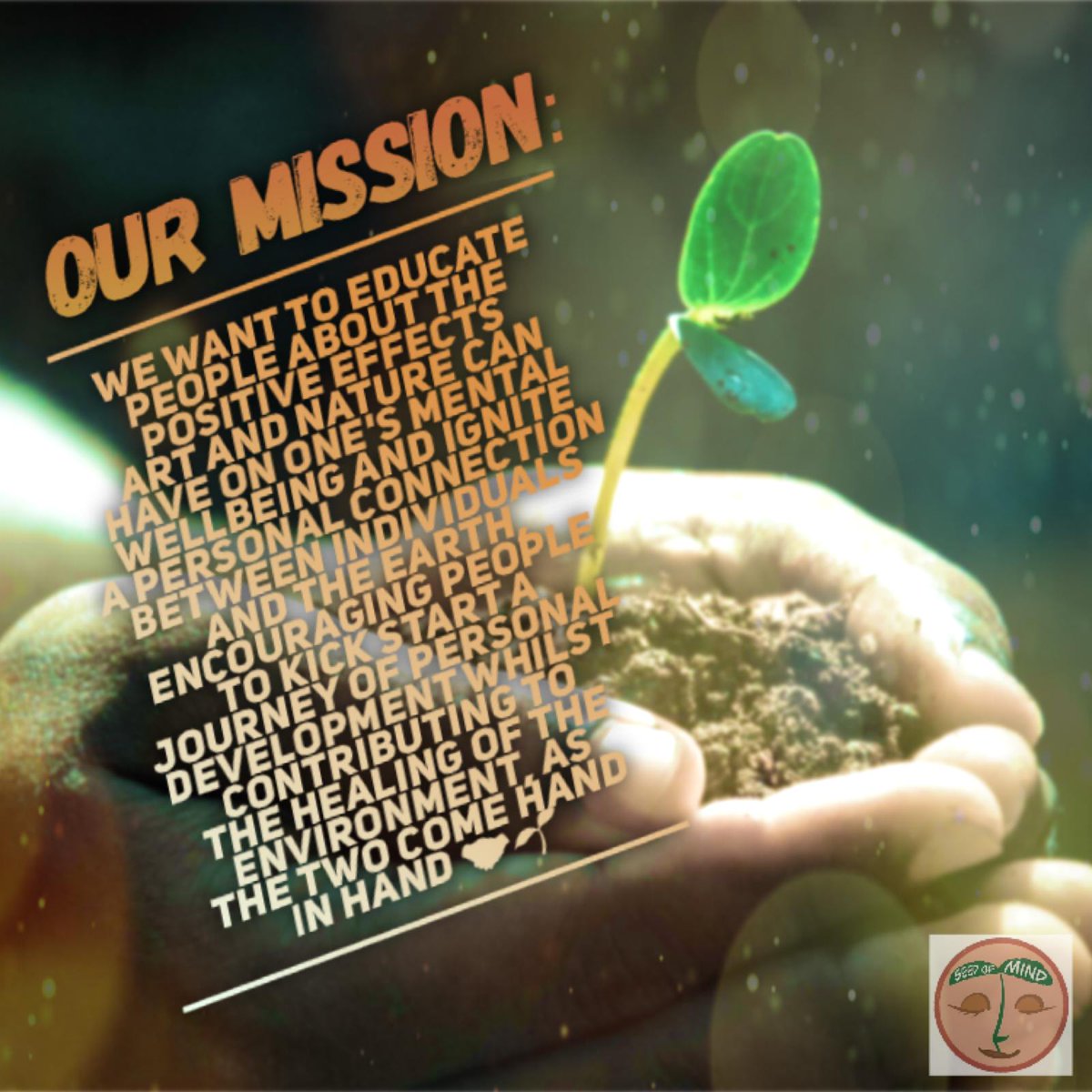 Seed0fMind's tweet photo. Our mission
With @UpRising_Beds @UpRising_UK is to educate, ignite and encourage people on their journey of personal development and whilst contributing to the healing of the environment 🌱  #ChangingtheFaceofPower #SocialAction2020 #Greenleaders #ELP2020 #LP2020 #movementforgood https://t.co/RyJFw84ASr