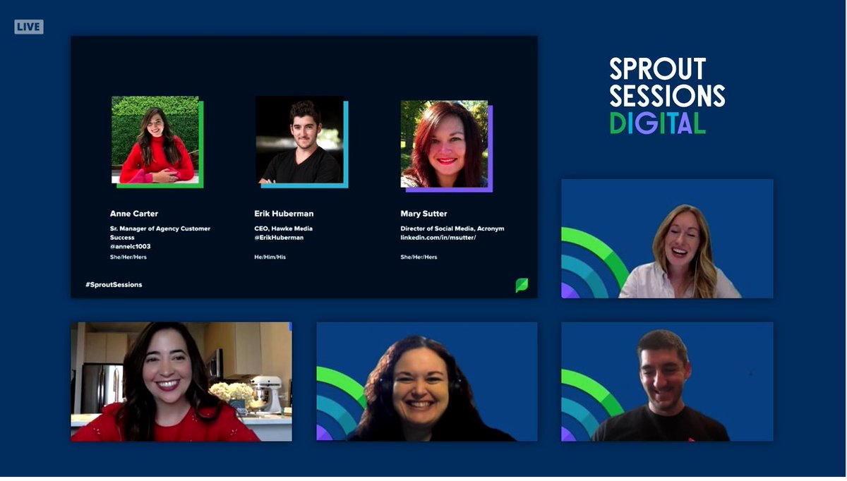 Acronym_Media's tweet photo. "Trust, Flexibility, and Innovation are key to our Client relationships." -- Mary Sutter, Director of Social Media, speaking about working w/ a Client for 10+ years @SproutSocial #SproutSessions #Digital 2020
#AcronymSocialMedia #Socialmediamarketing #clientagencyrelationship https://t.co/V13zle31kj