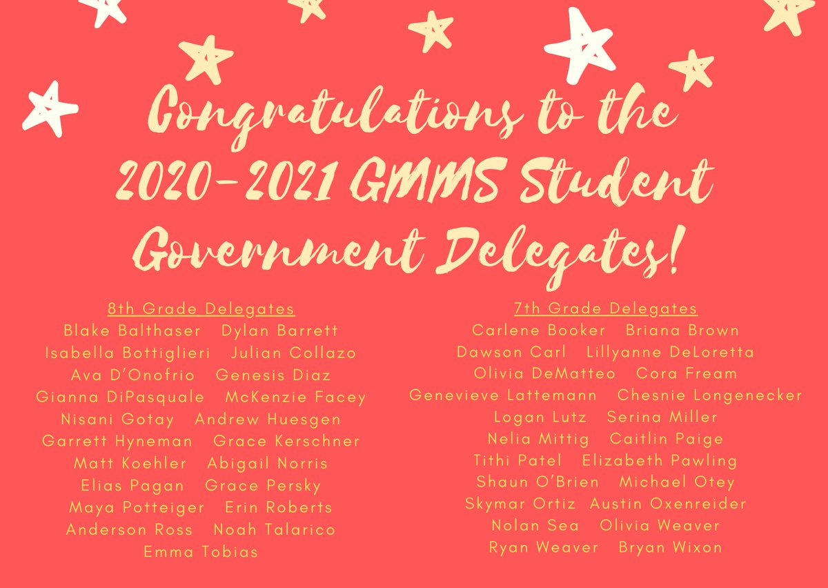 GMMS Student Government tweet media
