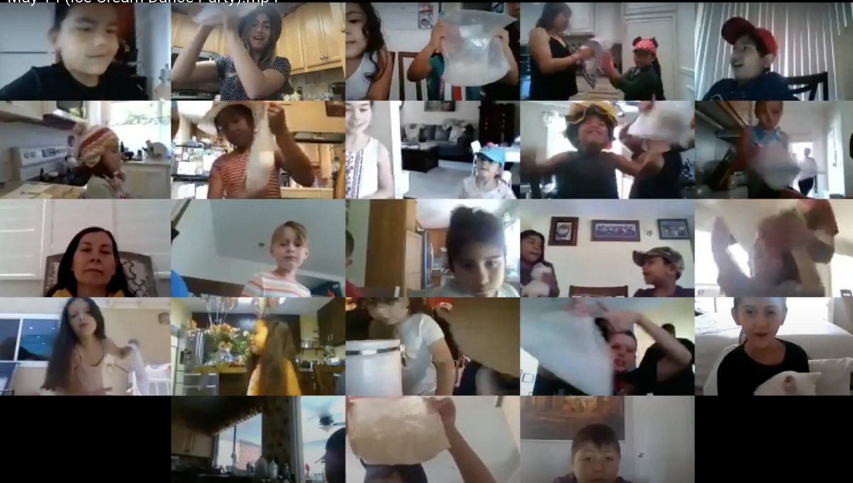missyonan's tweet photo. Ice cream dance party? Sure! We made our own homemade ice cream, danced, and enjoyed each other's company while we ate together. Thank you @MrsNSawyer for the idea! #SVUSDShines https://t.co/PzScyDSoxf