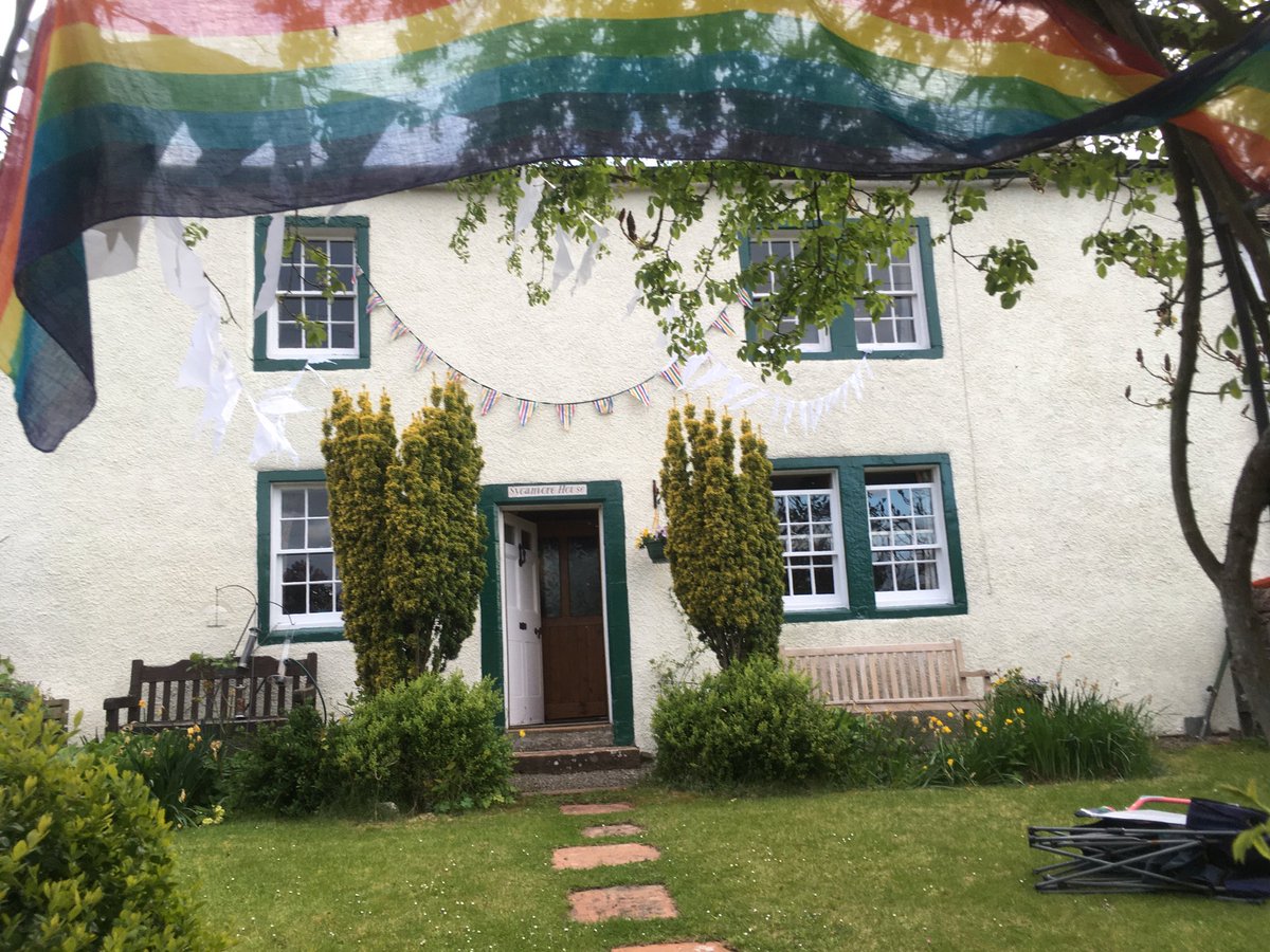 RuralGurn's tweet photo. Another Thursday night + another ring of bells, mine + @KeithScobie’s, to thank the nurses, carers, and all other key workers for all their hard work. And thinking of those who have died in Cumbria, and those who are struggling with the virus & its effects. #dontrushback https://t.co/S1JY4Cbpyc