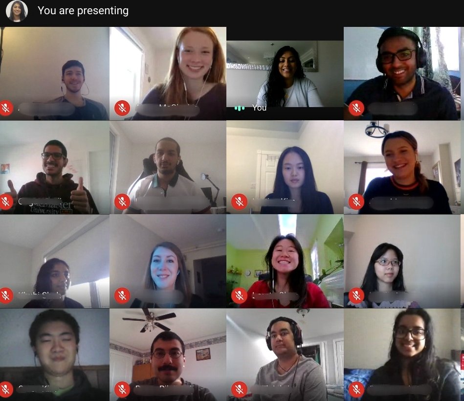 InsideGeotab's tweet photo. Welcome to our newest students! After 2 months of working from home, virtual onboarding has become the 'new normal'. Despite the uncertainties in the world, we know one thing for sure - you won't forget this work experience! 😀 #GeotabGOesRemote #GeotabLife https://t.co/fFM5hKBzJa