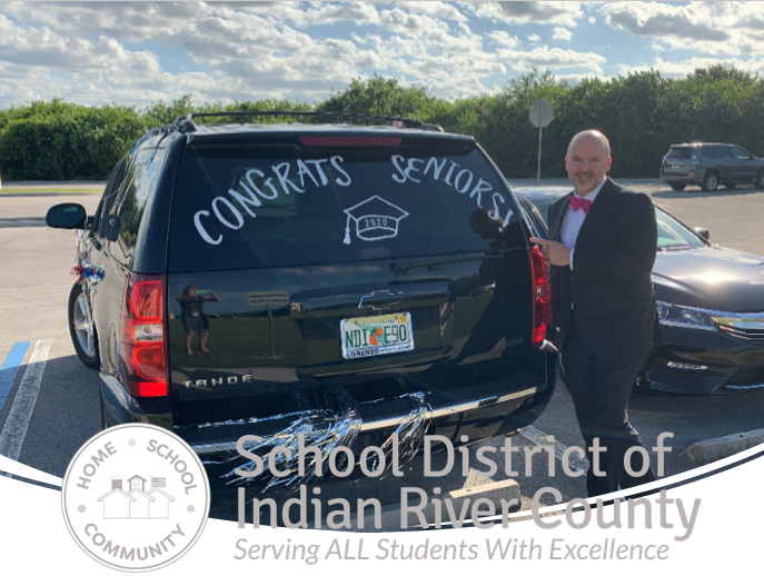 MySDIRC_SUP's tweet photo. In support of our @IRCSchools #SDIRCGradWeek & in celebration of all of our graduating seniors, you may have spotted me driving around town this week with my personal shout-out to our seniors! Wishing all of our seniors a very bright future ahead! π https://t.co/Uy8k8y8h9v