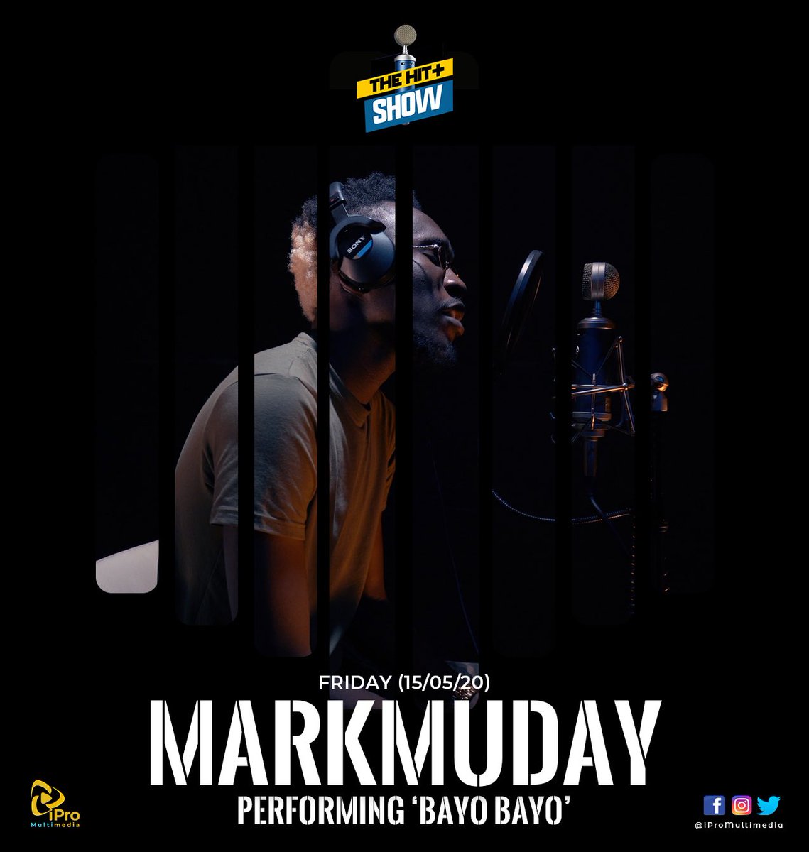 ipromultimedia's tweet photo. βI actually started the production for #BayoBayo and later called #YongLee to do the final workβ ~ @watalara
Next on #TheHit+ show is #Markmuday performing his smashing hit single #BayoBayo featuring @drizilik
Donβt miss out tomorrow.ππ½π€©
Subscribe https://t.co/am9xF1klCQ https://t.co/npvngdJq7L