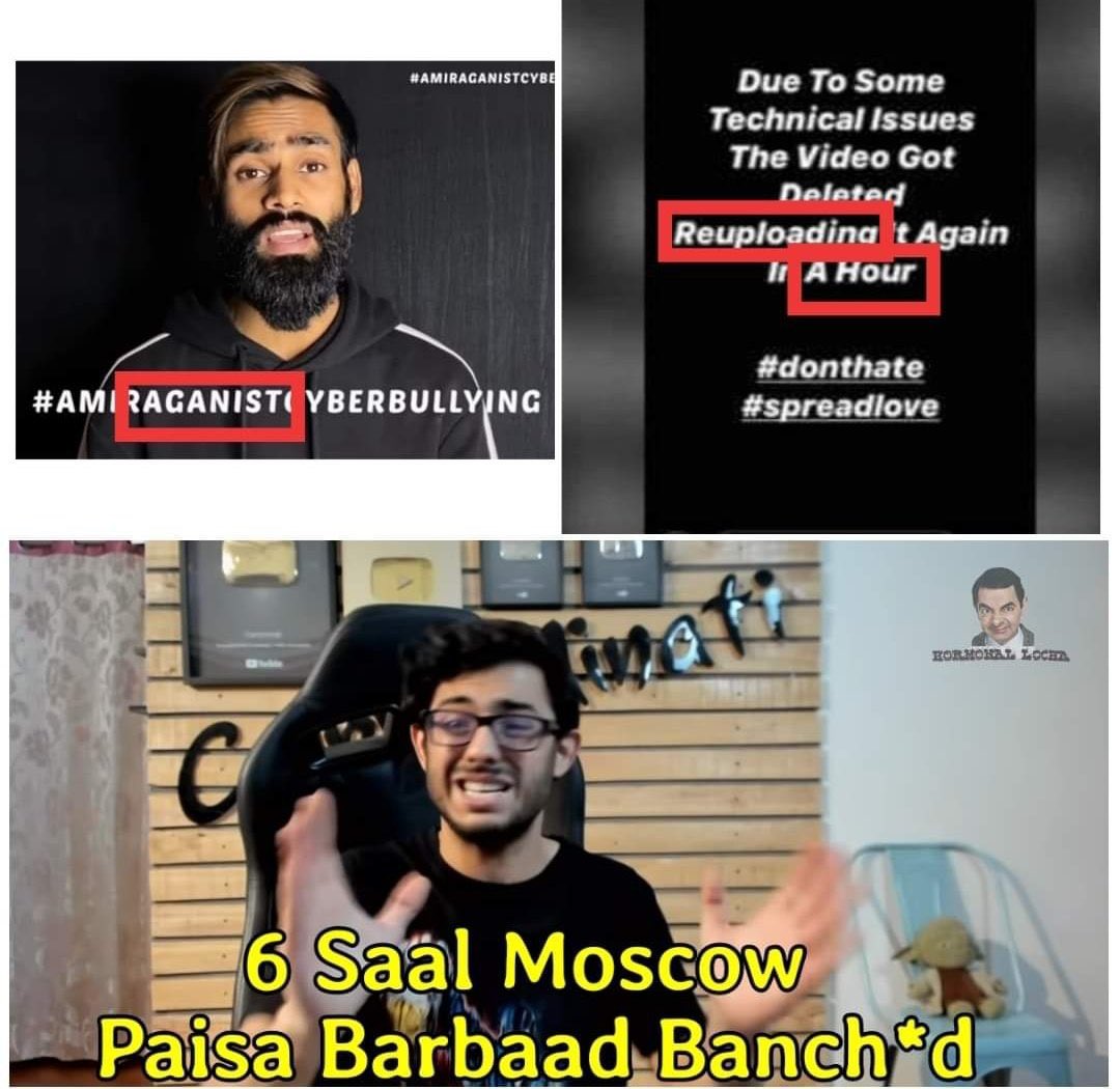 bhavyasinghhhh's tweet photo. Kyu bhai kyu? Beti 6 saal moscow. Ye civil engineering ka course kar chuka hai.  #carryminati https://t.co/jILz1wB0VL