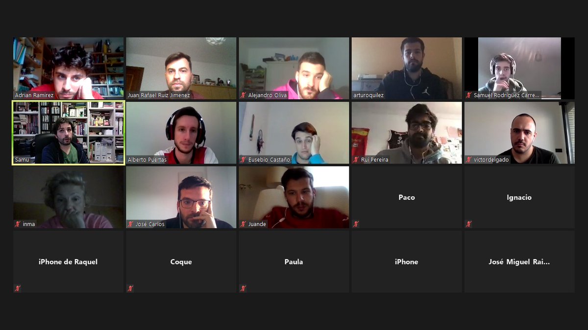 👉 Alberto Puertas ha dado hoy una charla sobre estadística avanzada en formación junto a los entrenadores de nuestras categorías inferiores.
#YoMeQuedoEnCasa