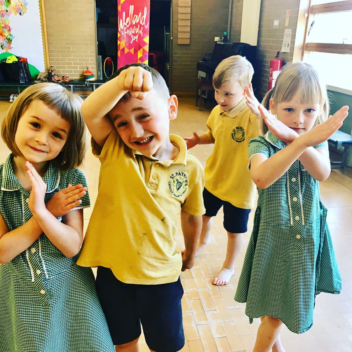 This time last year our wonderful #schools #workshops were happening! We explored ‘Imaginary Communities’ with @choltheatre, where children created their own worlds through #drama and #dance. Here’s a world of warriors! 
#education #imagination #creativity  #communication #story