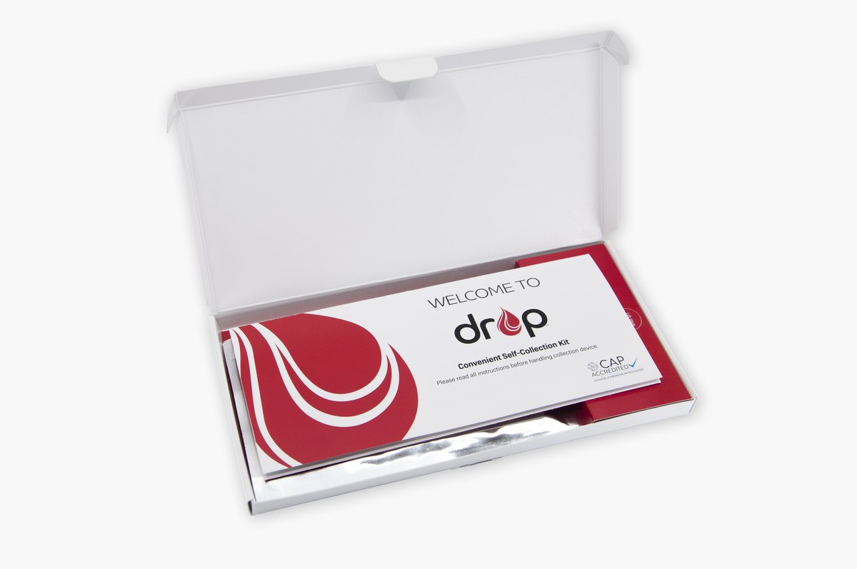 Our self-collected screening kit is a cost-effective alternative for specimen collection and can be done in the comfort of your own home. Learn more at testmydrop.com/site/