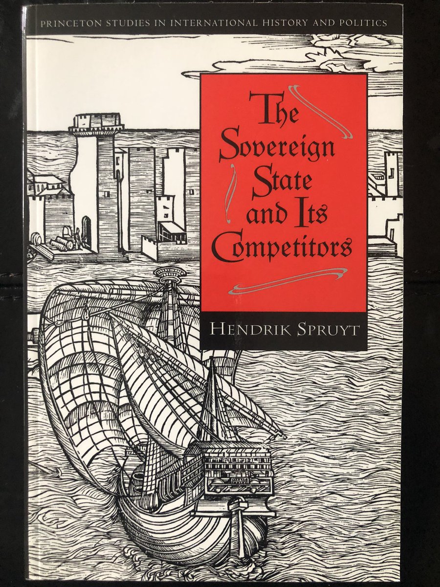 Today’s 2 books on one specific topic: the rise of, and changes within, the international state system.“The Sovereign State and Its Competitors” by Hendrik Spruyt“The Military Revolution and Political Change” by Brian Downing