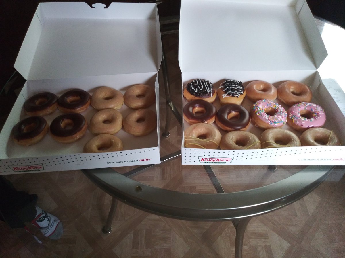 MccallShanika's tweet photo. @krispykreme Very upset customer I am. I understand we are going through alot but if business is going to be open they should answer the phone so therefore I wouldn't have to post this. My order is wrong and I'm trying to call the Allen Park location in Michigan and no answer #🍋 https://t.co/w4kIU4IFOs