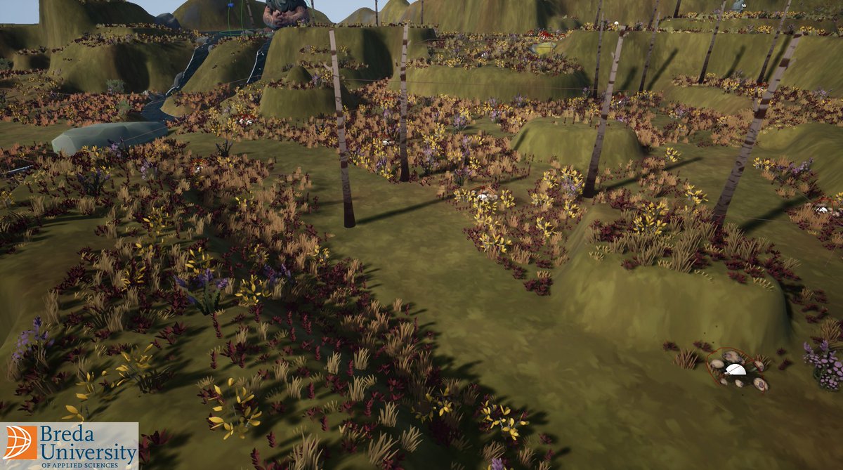 kimorizon's tweet photo. Testing some updates in the scattertool, created in #houdini. Mainly to learn the workflows and the program itself. Tnx to @kari_shores for letting me use their levels/assets to test, and improve the tool. 
@BuasGames #BUAS #ue4 #Studentproject #GameDev https://t.co/UQy4sO4DjH
