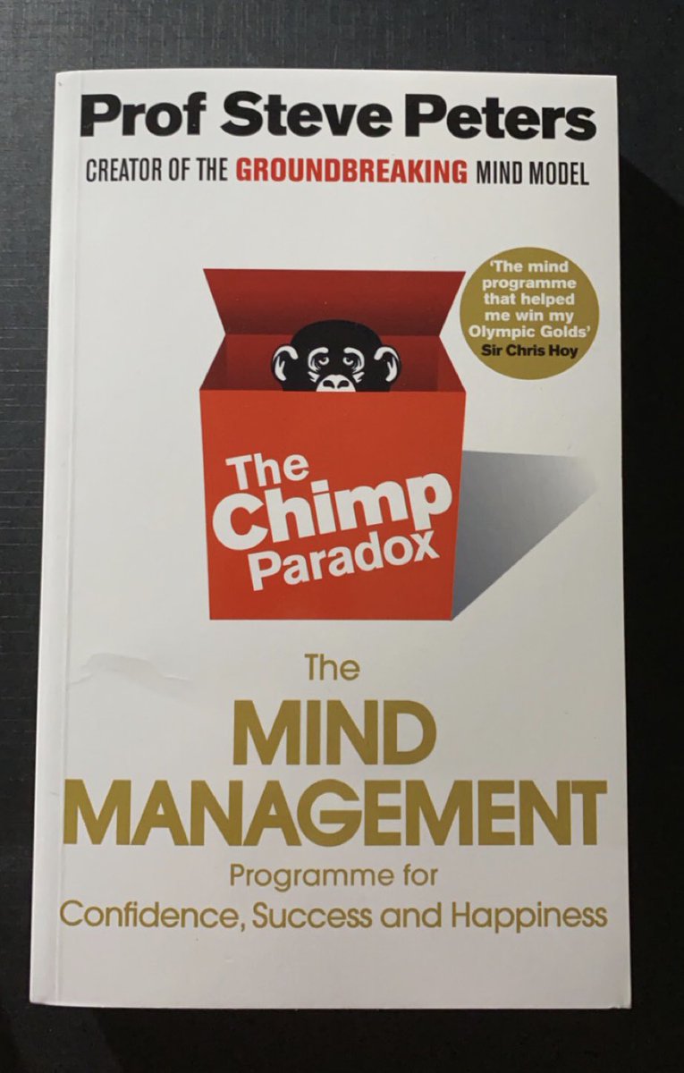 emily_linscott's tweet photo. An intriguing little parcel arrived today.
Thanks to Jonathan Kitcher I am now starting to read this awesome book. โThe Chimp Paradoxโ
#NewBook #Psychology #InnerChimp https://t.co/ZkHzUskDEL