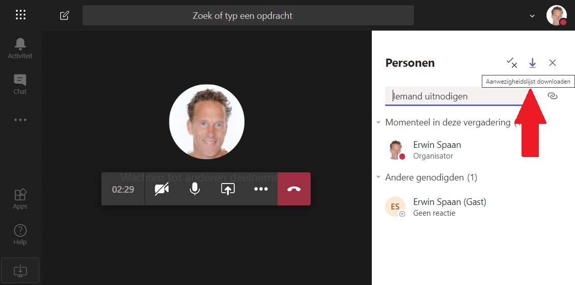 Het is sinds kort mogelijk je aanwezigheidsregistratie van je vergadering/les in Teams te downloaden. Super handig als je wilt weten wie er hebben deelgenomen. De deelnamelijst is vervolgens in Excel te openen en te bewerken. #derolfgroep #Teams #digitalegeletterdheid