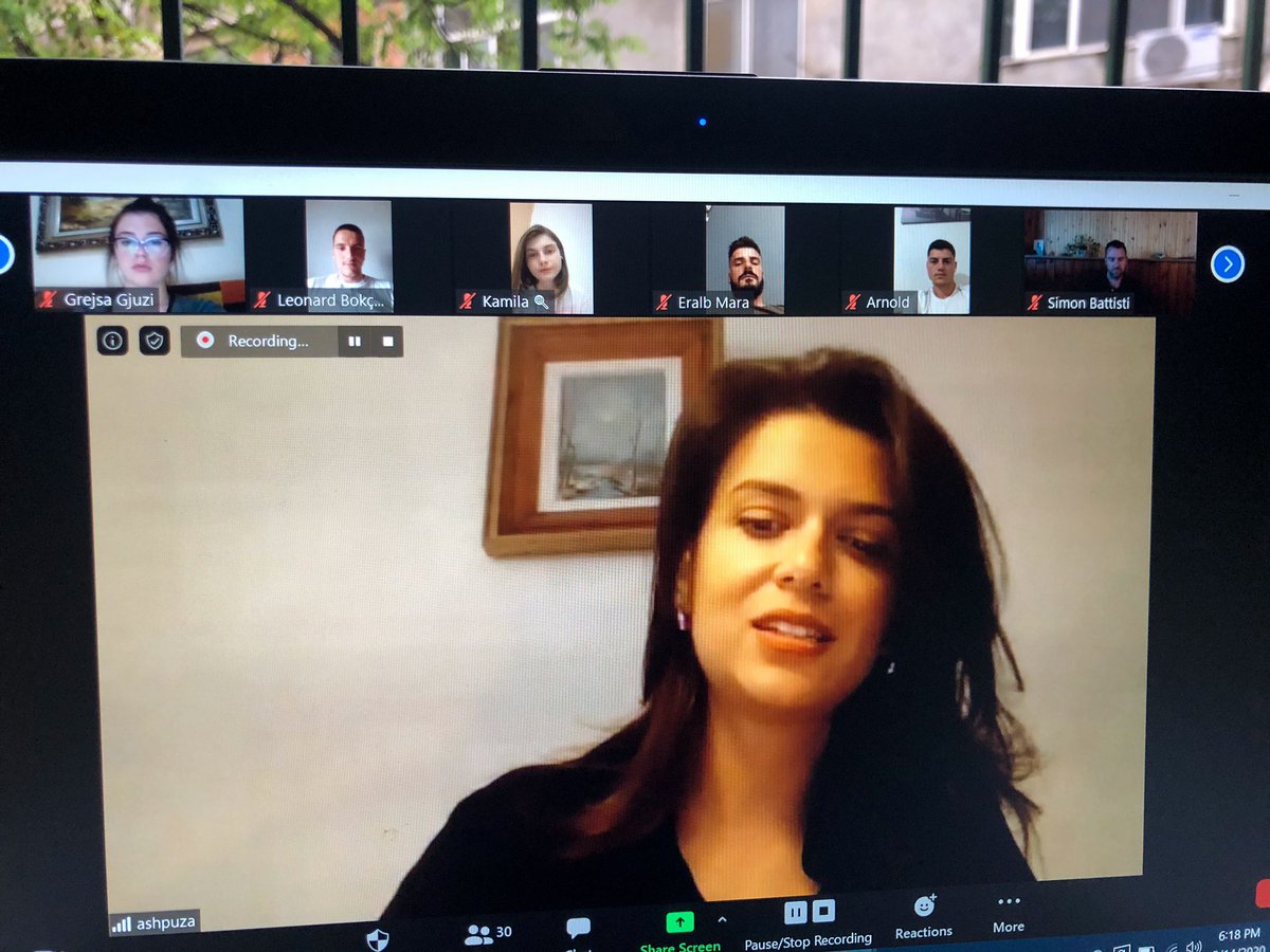 BeharajIva's tweet photo. Great time with Joni, Ana, Simone, Kledina, Xheni and FRESSH activists 🥰 talking about our city during and after COVID-19 🗺🌃
#volunteers #tacticalurbanism #bikelanes 🙏🏽🚴🏻♀️
Are we going to reshape our city? Go check YOUTH LIVE ROOM on Youtube 😊☺️ https://t.co/U8gWHNBrda https://t.co/7SVSD5S370