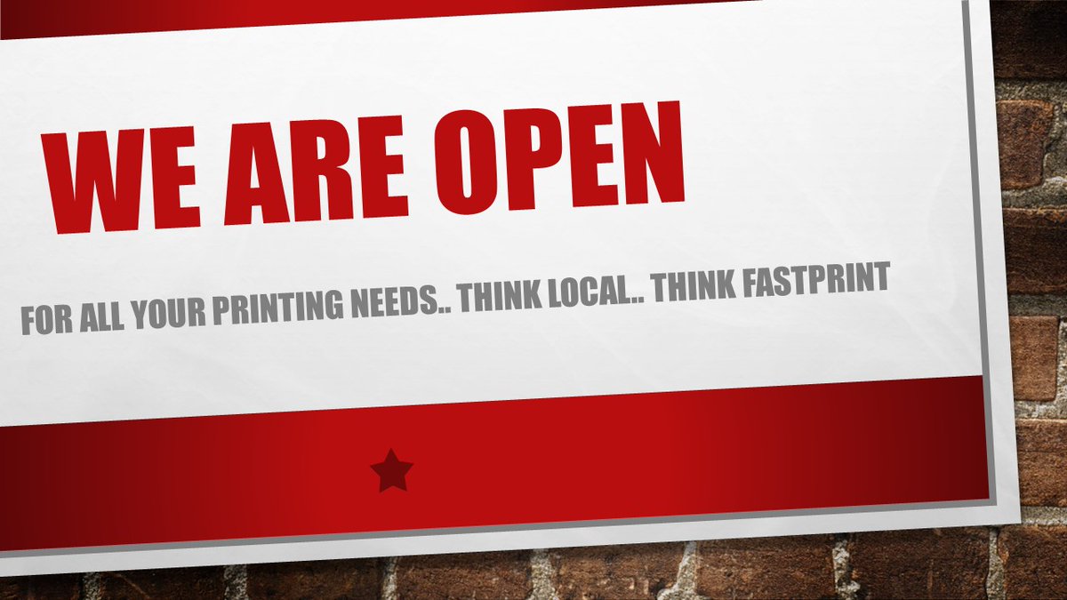 yxefastprint's tweet photo. To help serve our clients better, we will be opening our office back on Friday. 

Our normal hours of operation are Monday - Friday from 8:00 am to 4:00 pm. https://t.co/QRWzYzG8Ru