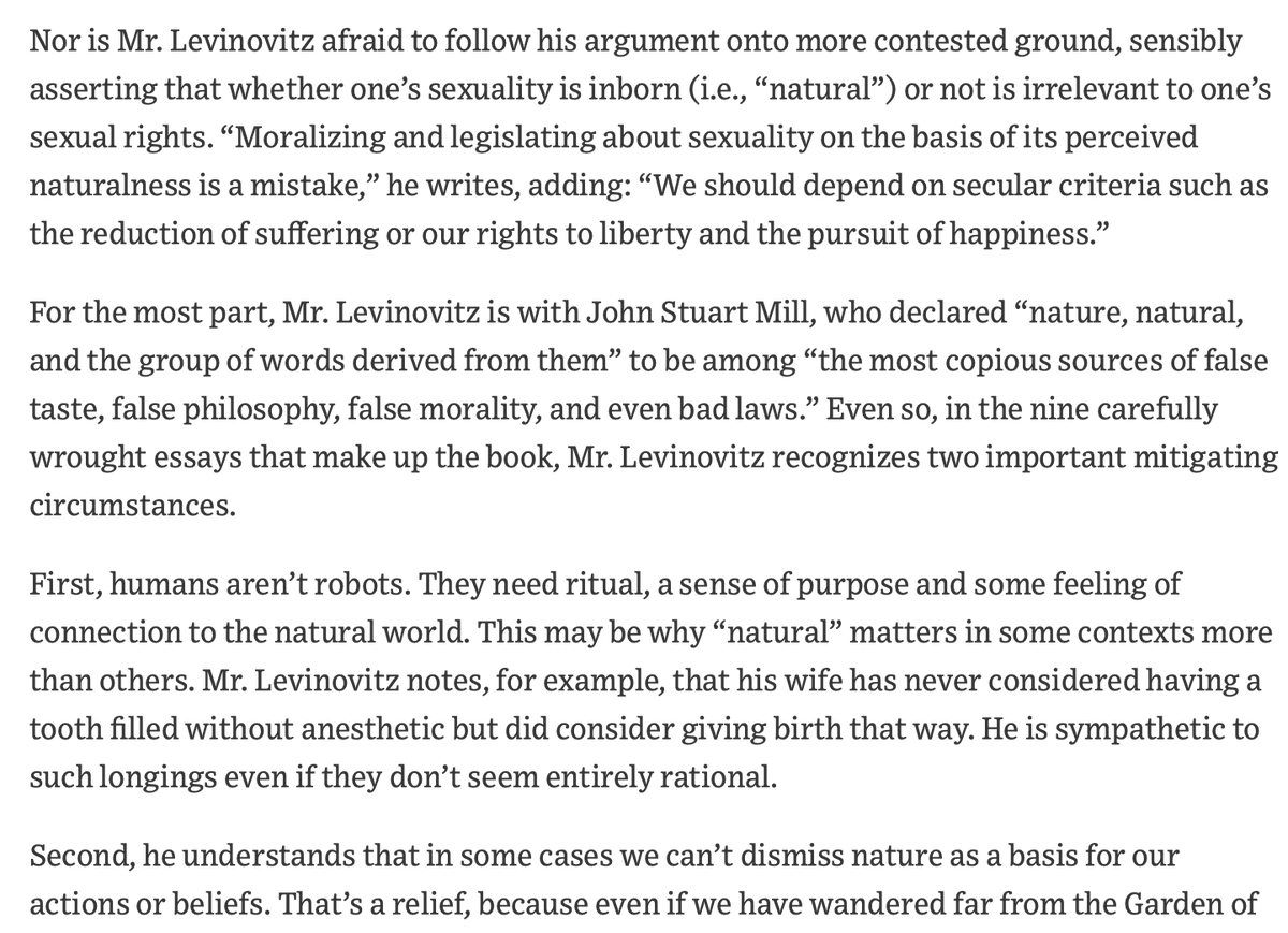 AlanLevinovitz's tweet photo. 🚨🚨Natural reviewed in @WSJ!🚨🚨 

Captures exactly what I was going for, a great summary of the book and my position.

https://t.co/HRHDez4h2W https://t.co/GGGylPN3e5