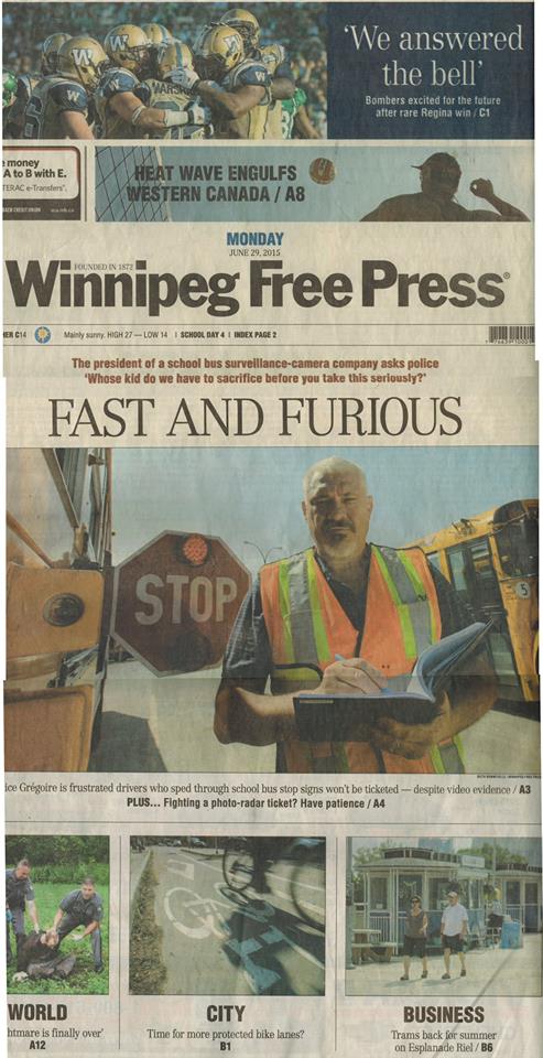 MjgTechnologies's tweet photo. Thursday’s of #tbt

Who else remembers this @winnipegfreepress post from years ago?

#schoolsafety #studenttransportation #studentsafety #schoolbus #cmvtc #extendedstoparm #security #surveillance #publicsafety #ESA #safety #crosssafe #stopsign #stoparm #schools #schoolbusdriver https://t.co/136Em1ThX3