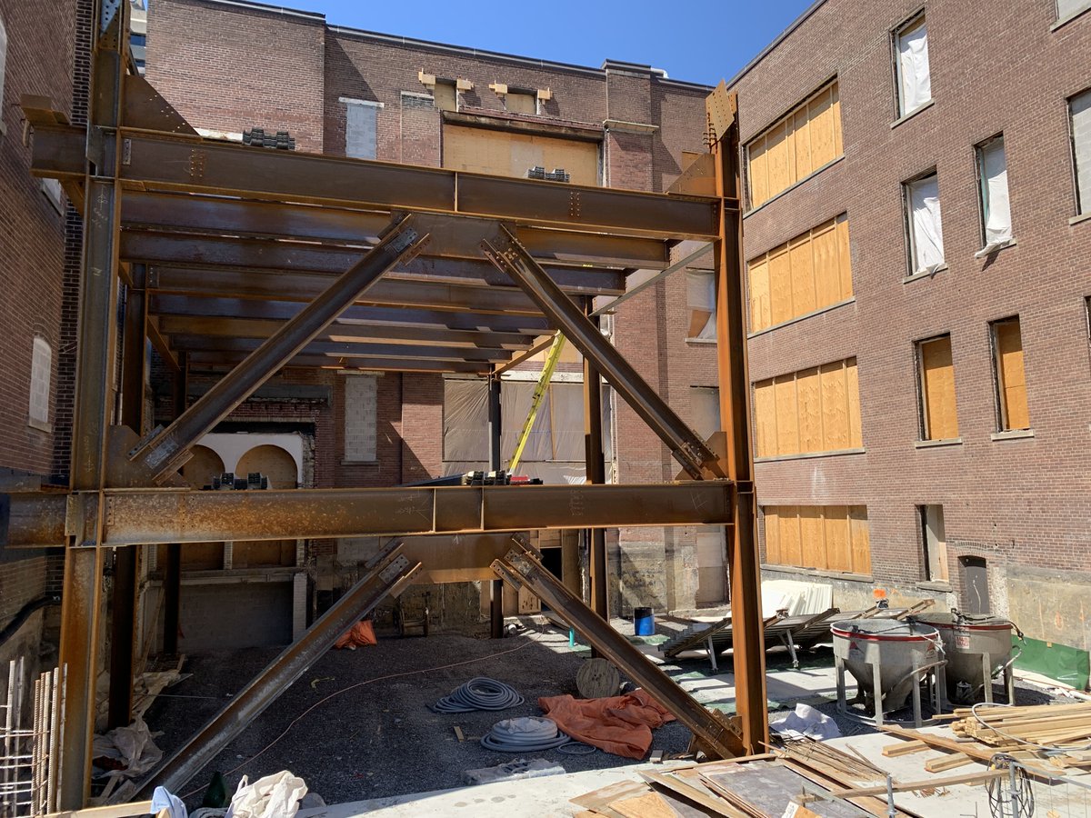 EasternConst's tweet photo. THINK FORWARD.  RISE ABOVE.
It's a banner day in the construction industry with the news from the Premier.  Thanks to our team working @utschools for sharing the latest images taken on- site. 
#thinkforwardthursday https://t.co/IkV1j96L0R