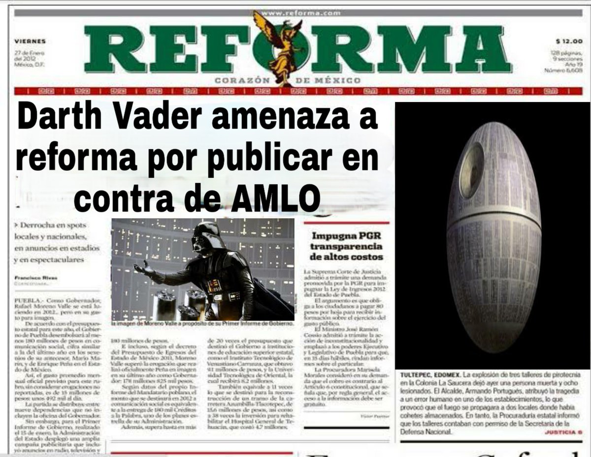 Erickisback1's tweet photo. No pues ahora sí ya me queda claro que las amenzas a Reforma son reales

Gracias @CazyPa https://t.co/jDz7BBaWwd