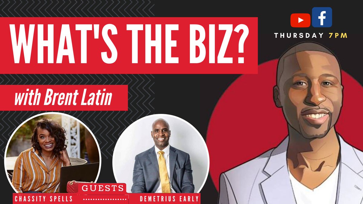 Young_Pros_Ent's tweet photo. Are you ready for the entrepreneurial gems that will be dropped on tonights episode of What's The Biz? Tune in for Chassity Spells and Demetruis Early at 7pm!
#Media #Marketing #Entertainment #YPETV #WhatsTheBiz #LiveStream #TuneIn #Share https://t.co/ehlvpgIYNd