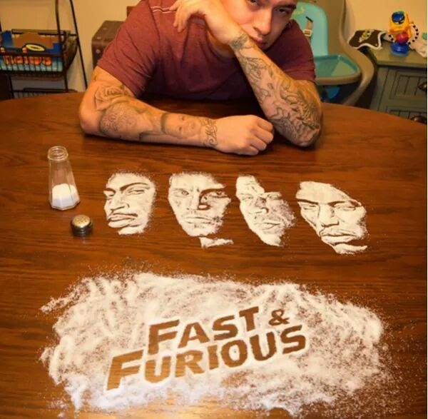 Tegadeyforyou's tweet photo. Haven't Seen Someone make Sooo Much magic, With Salt. This is Mind-blowing Art 🔥💯 https://t.co/h7UWb1mCyK