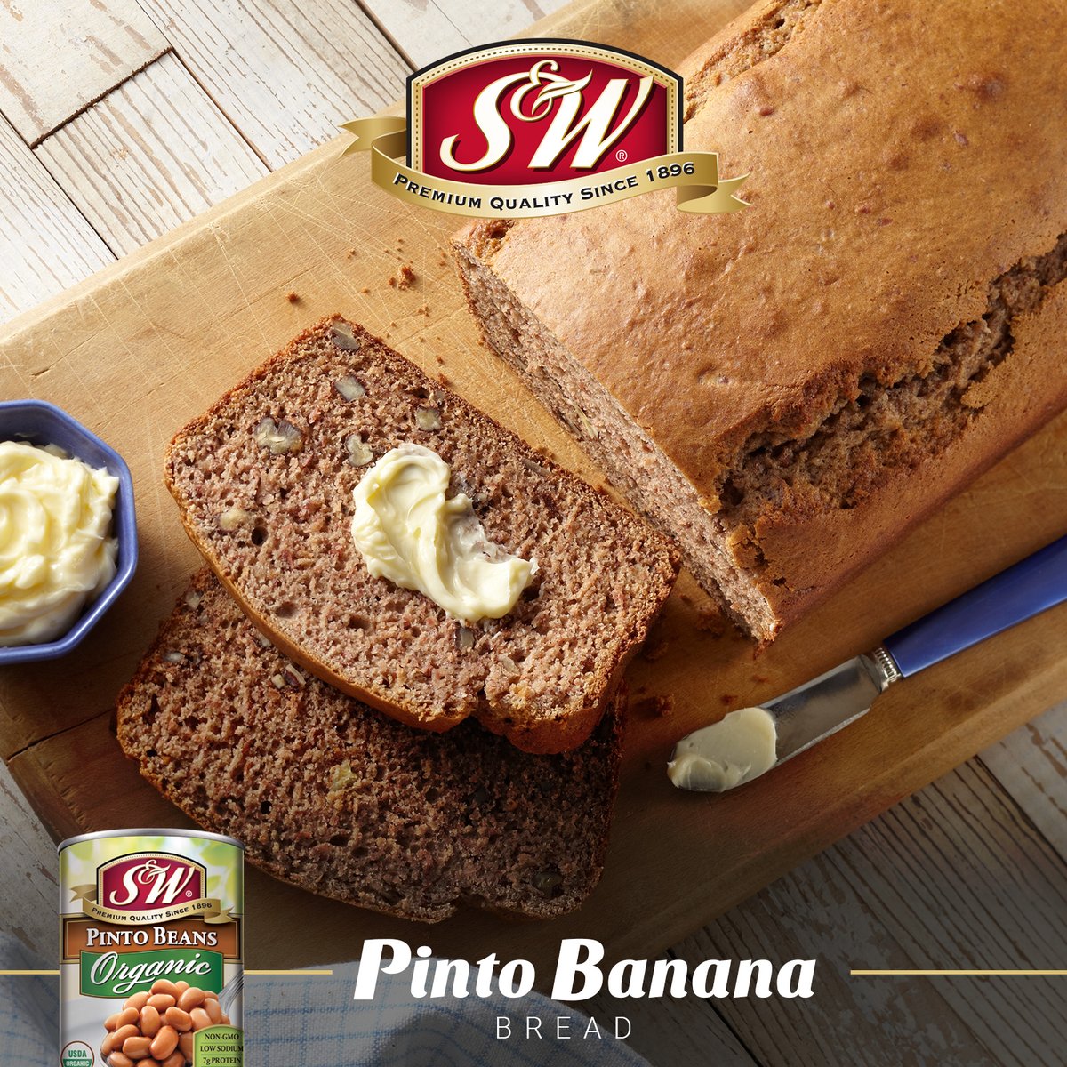 swbeans's tweet image. If all you needed was a sign to bake today, this is it. Grab a can of premium S&amp;amp;W Beans and lets get baking! Find more great recipes at swbeans.com.