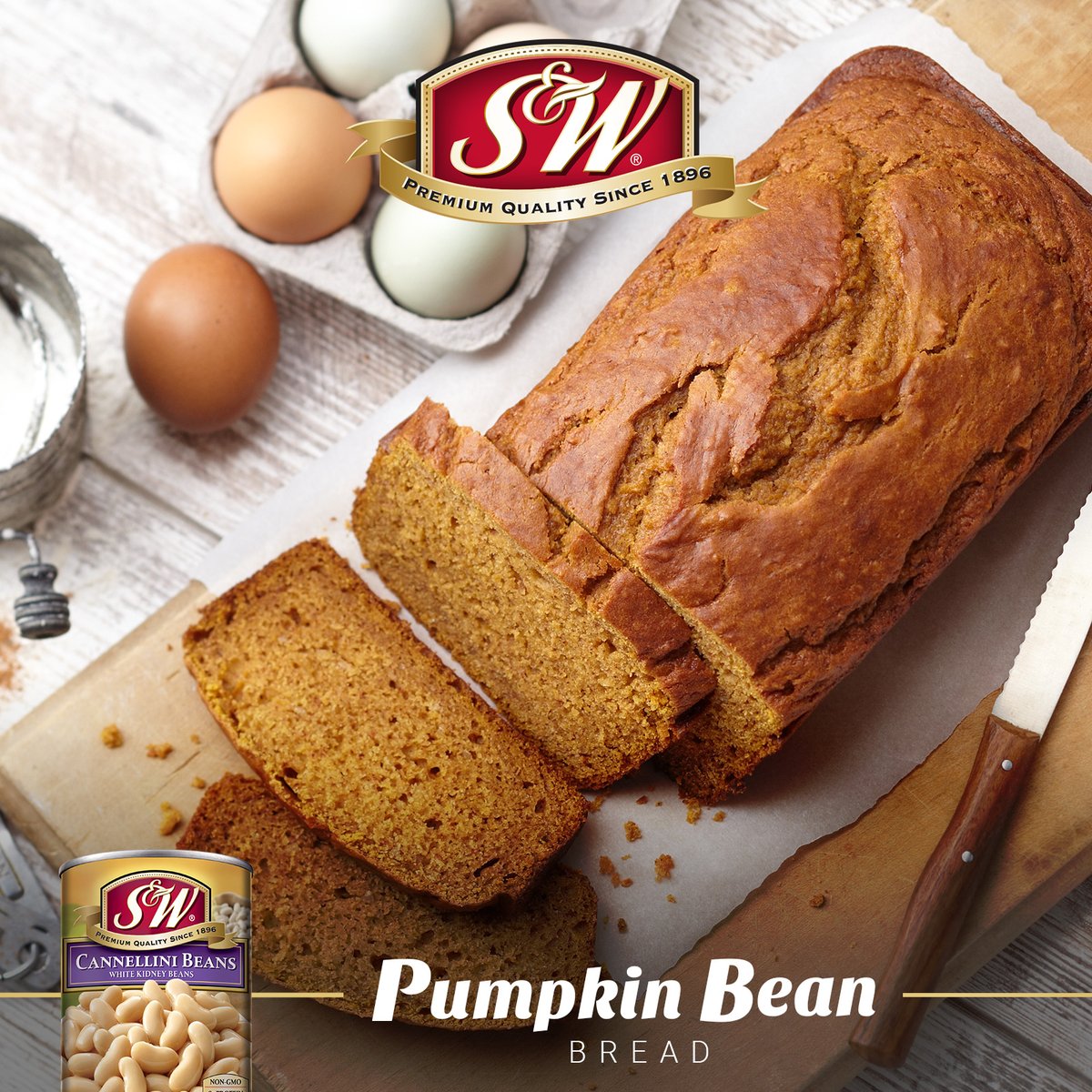 swbeans's tweet image. If all you needed was a sign to bake today, this is it. Grab a can of premium S&amp;amp;W Beans and lets get baking! Find more great recipes at swbeans.com.