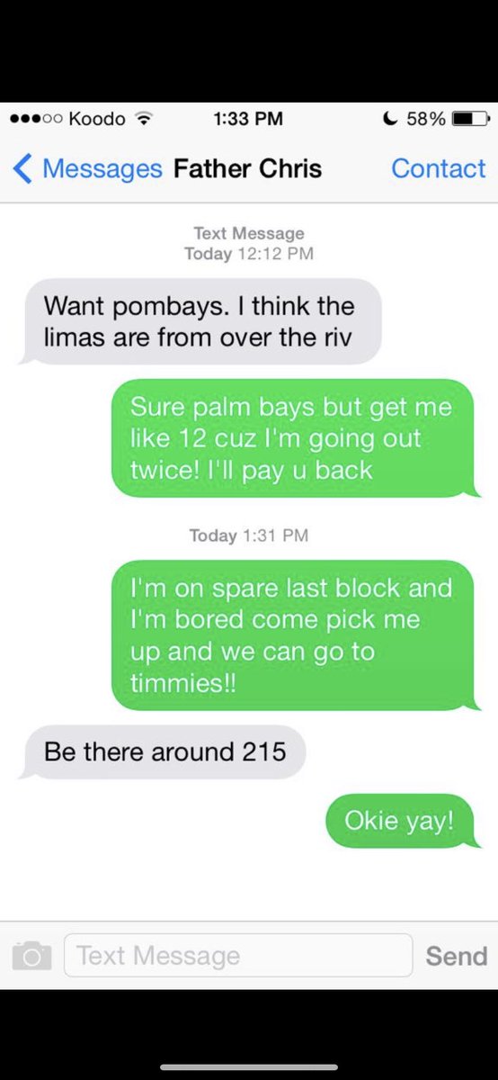 brookebraido's tweet photo. I found the cutest texts between my dad and I from 2014💜💜💜 miss him so much https://t.co/BmVo90YU9i