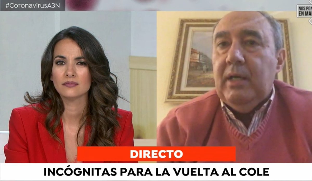 anpearagon's tweet photo. Entrevista a Nicolás Fernández Guisado en “Especial Coronavirus” de Antena 3 (13/05/20)
https://t.co/LBI43gDLFa
#ANPEOpina #ProximoCurso #DocentesDesdeCasa #SindicatoDesdeCasa https://t.co/3WSOQjCjCf