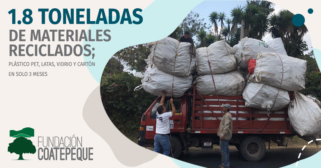 ¡Las comunidades reciclando, nuestro lago salvando!

#fundacoate #medioambientesv #1KmLimpio #salvemoscoatepeque #savecoatepeque #lagodecoatepeque #calderavolcanica #santaana #elcongo #medioambiente #areanatural #reservadebiosferaapanecailamatepec #parquelosvolcanes #elsalvador