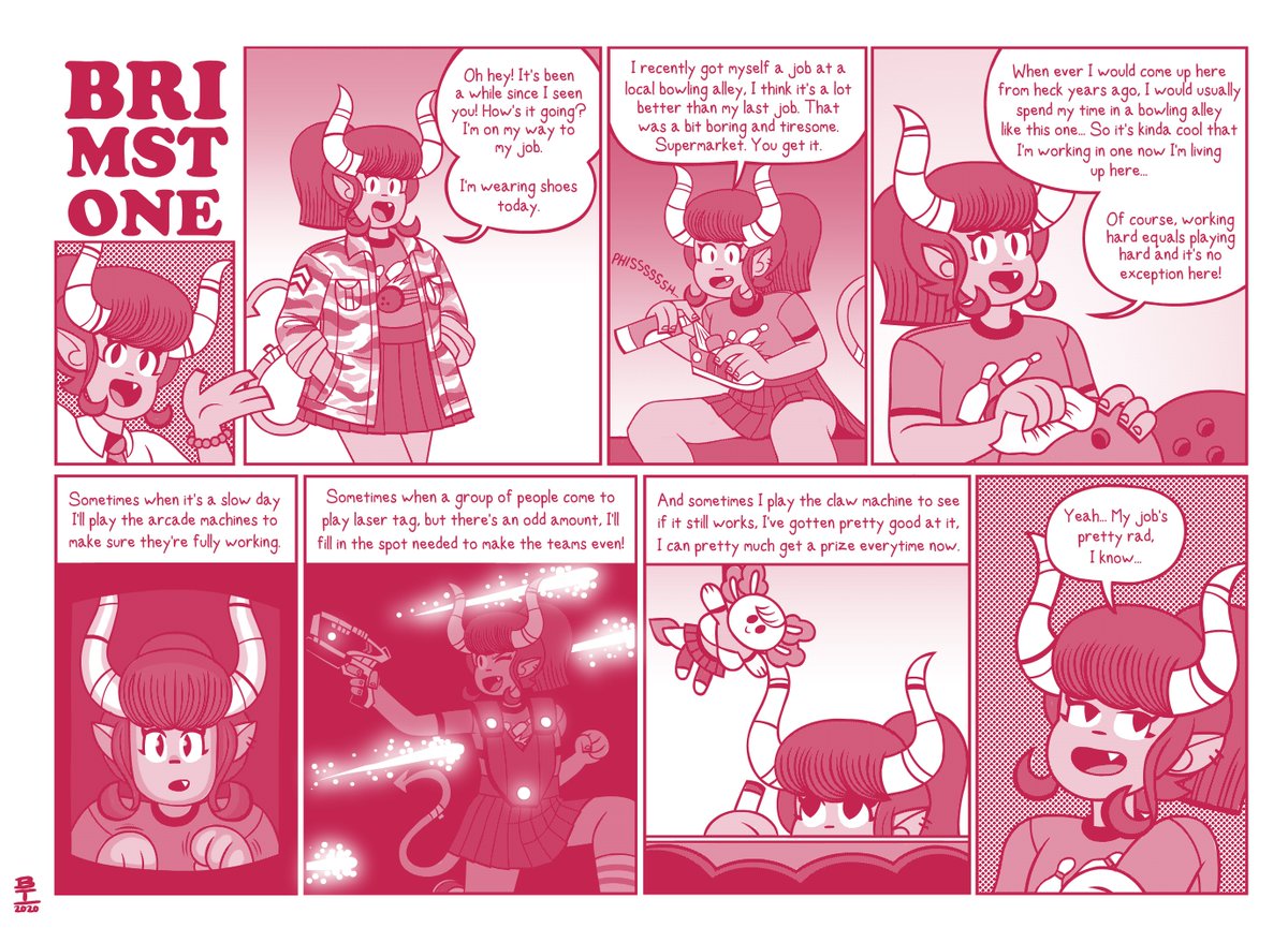 Brimstone is back! And she's telling us all about her job. 
