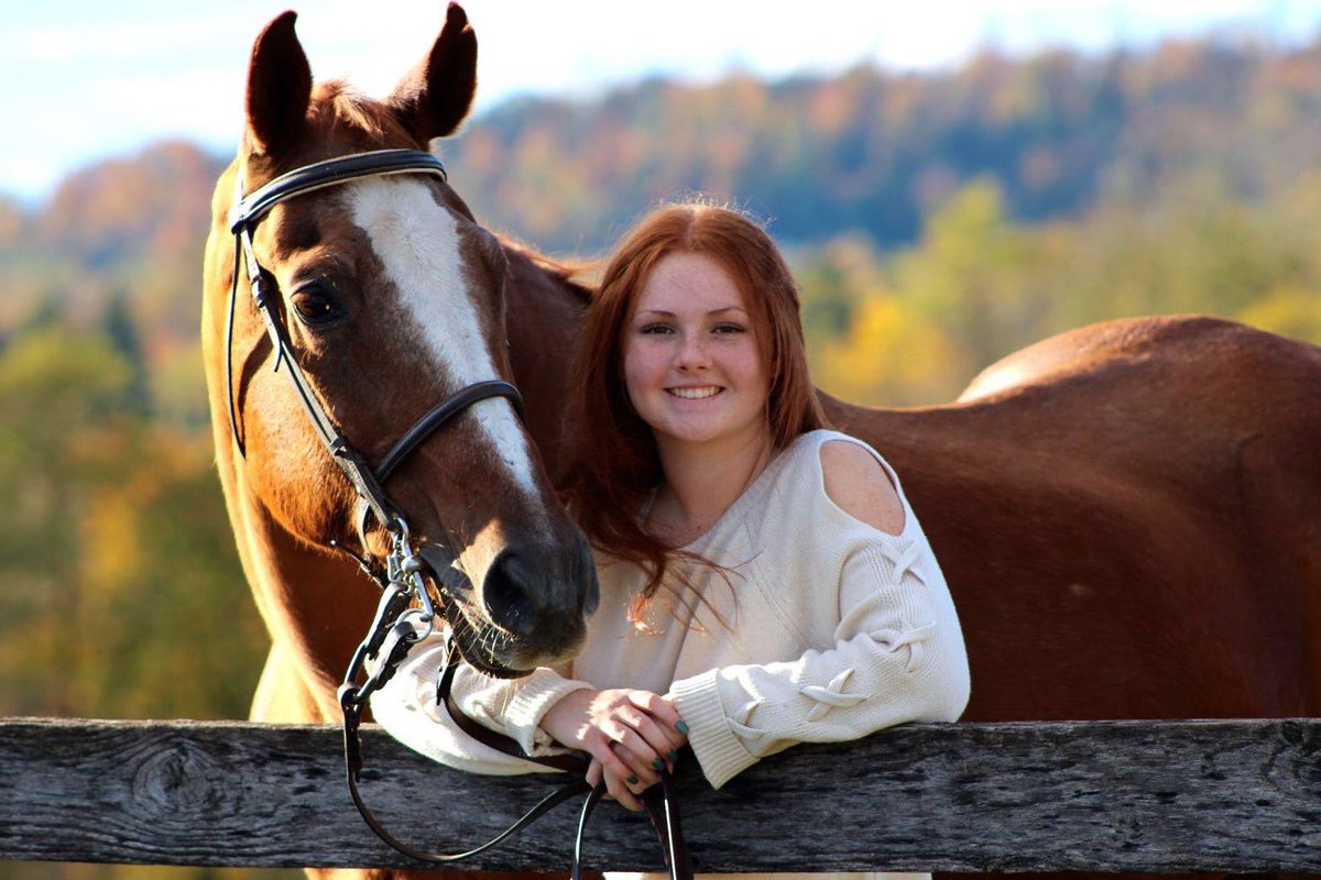 FfaGifford's tweet photo. Samantha Whitaker is Gifford Pinchot’s member of the day! Sam is being highlighted for her active participation in the chapter. She currently has an Equine SAE project and enjoys spending time at the barn working with her horses! https://t.co/CD6ZbFCVG0