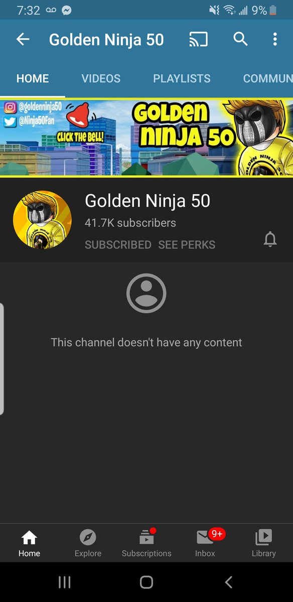 Ninja50Fan's tweet photo. The day my channel died.
#RIPgoldenninja50
#youtuberip
#YouTubeDOWN
@TeamYouTube https://t.co/Uw7DCW78UD