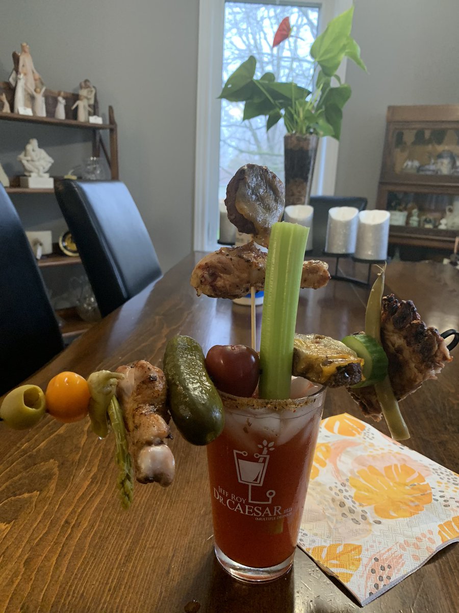 Supporting the @BeefFarmersON @OntarioPork @OntarioChicken with a #cvoid19 #drcaesar #caesar on #nationalcaesarday @MottsClamato @mattandsteves @WalkersOneshot @TitosVodka