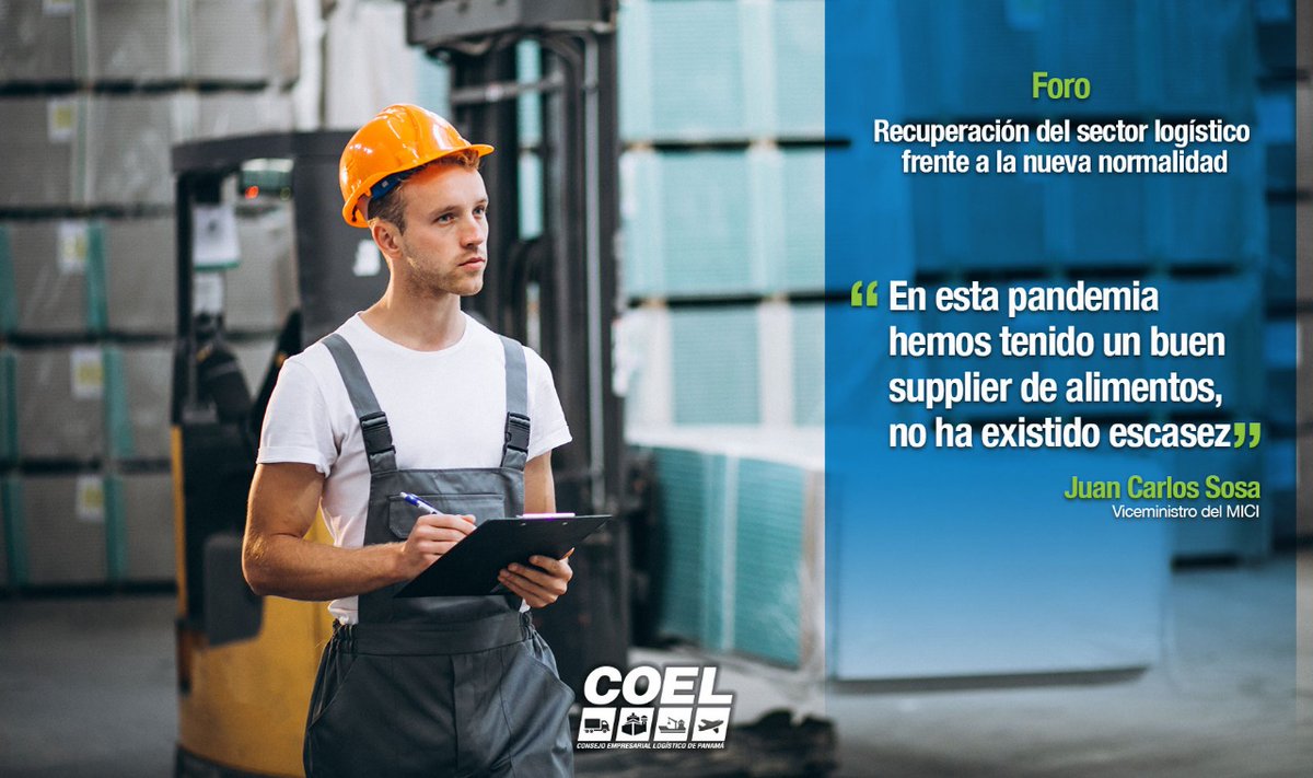 "El sector Logístico ha hecho un aporte clave en la emergencia. El engranaje ha movido la carga 24/7 para mantener activa la cadena logística, que ha permitido que los productos vitales no hayan sufrido contratiempos en sus entregas" -Juan Carlos Sosa, Viceministro del MICI.