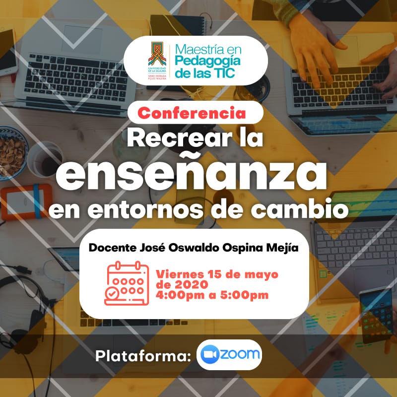 MaestriaPTic's tweet photo. Reflexiones y pautas para diseñar experiencias de aprendizaje desde la no presencialidad, integrando elementos del contexto y los recursos de la casa como un laboratorio para aprender.
Participa: https://t.co/uXdFPNBtDg
ID de reunión: 953 5567 9433
Contraseña: 022080 https://t.co/HqhdUd7IVF