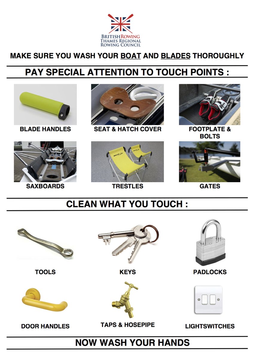 If you're club is open and you go out, make sure you CLEAN WHAT YOU TOUCH. See our club resources page: thames-rrc.co.uk/post/club-reso…
