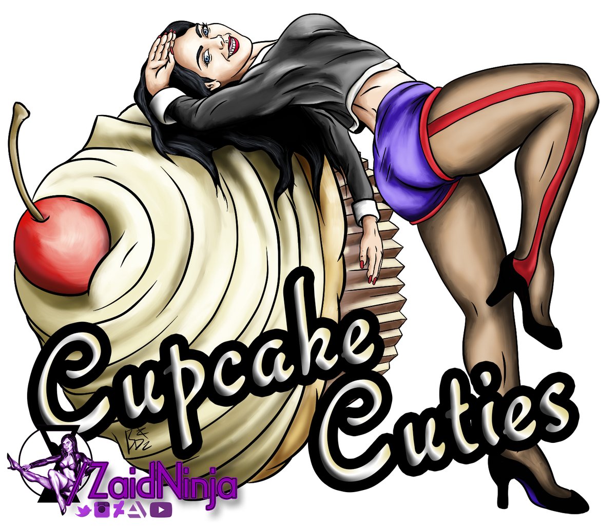 Zaidninja's tweet photo. Brand New Design on Etsy #ZaidWorkshop 
Cupcake Cuties- Bomber style #pinup inspired. 
One is the Line of Pastry Pinups. 
Check out the link below. 
https://t.co/0bI1gL7mHD https://t.co/jTOODk6Lhb