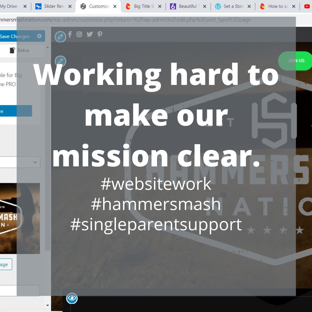 hsmashnation's tweet image. We had a great soft launch of HammerSmash.  Everyone was extremely kind in sharing their opinions and helping to provide observations on areas in need of clarification and work.  With your help, we can make a difference.

hammersmashnation.com
#hammersmash #singleparentsupport