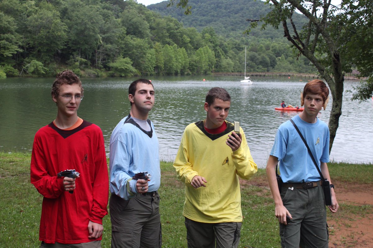campwoodruff's tweet photo. On this #ThrowbackThursday we travel back to the summer of 2013 to visit the Spoof Merit Badge - Treck Under the Stars

What is your favorite Spoof Merit Badge earned at Woodruff? https://t.co/GK5ZHBStaY