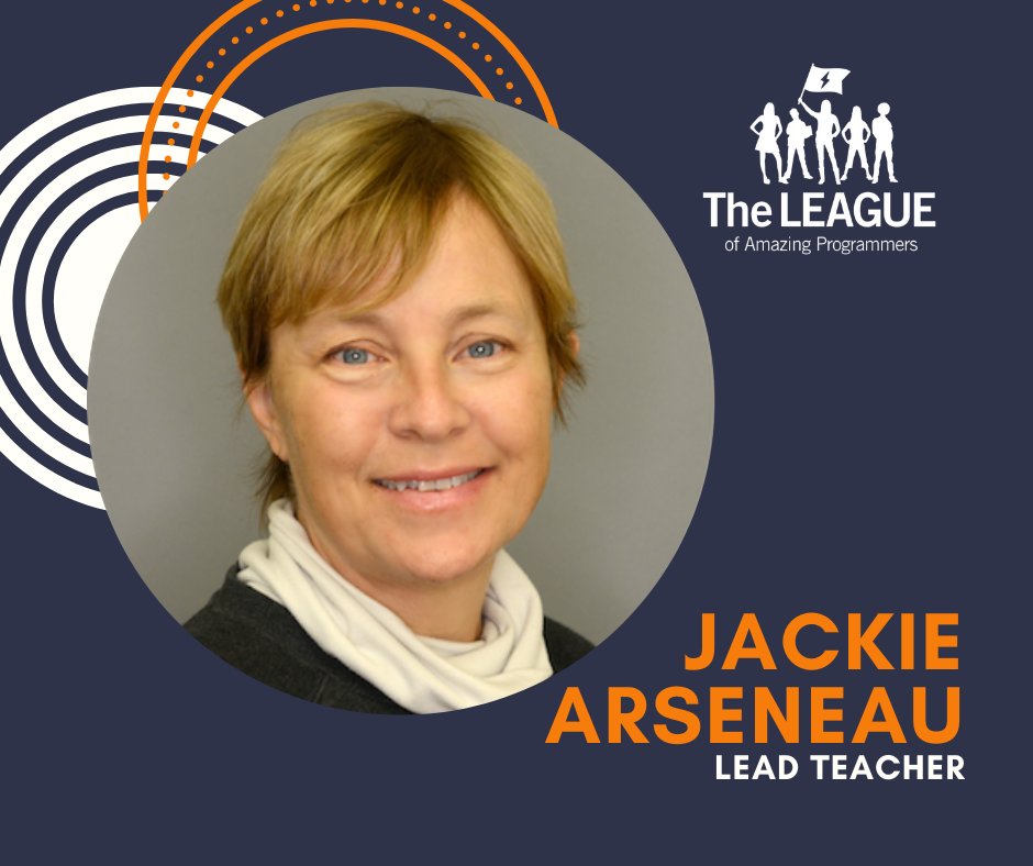 LEAGUEofAmazing's tweet photo. **Team Member Thursday**
Today weβd like to introduce you to Lead Teacher, Jackie Arseneau!
#AmazingProgrammers #AmazingTeachers #SanDiego https://t.co/QtCSwcrvOZ