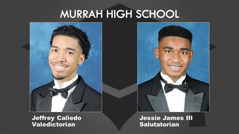 JPSDistrict's tweet photo. Congratulations to Jeffrey Caliedo and Jessie James III  Murrah High School! #JPSClassof2020 #WeAreJPS https://t.co/XRMwKEZ1XI