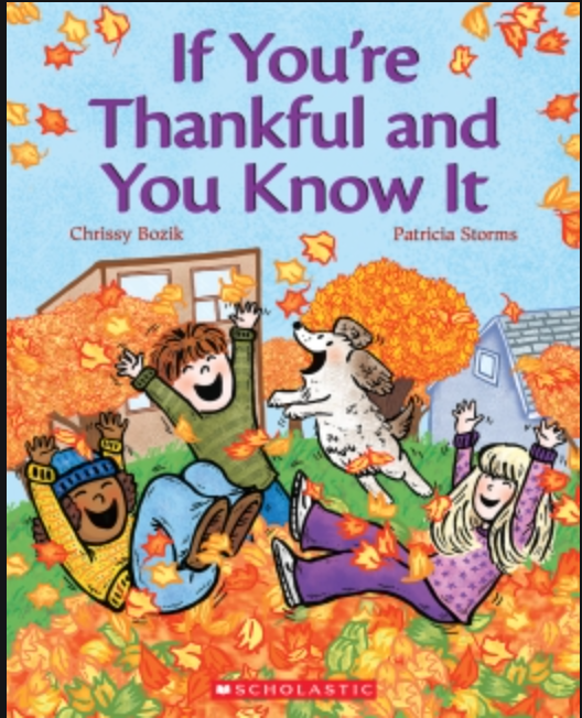 Mrs_Jeffries's tweet photo. Tonight’s bedtime story from our school Librarian Ms. Carbert: If You’re Thankful and You Know It by Chrissy Bozik @SMCDSB_MRO #MROLibraryCommons #ChrissyBozik @Scholastic https://t.co/H2tzttF8fL ◄click here https://t.co/kpamyKlnWT