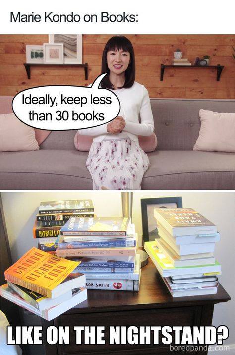 LibCumberland's tweet photo. That's more like it!
#boredpanda #nswpubliclibraries #mariekondo #sparkjoy #declutttering #organising https://t.co/1hdYquwFaS