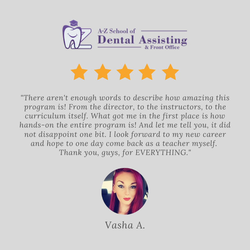 Thank you to our graduate, Vasha for sharing her experience attending our school. We're so glad that we did not disappoint! 

Interested? Call us today at (480) 467-3375 to reserve a seat for May 26th!