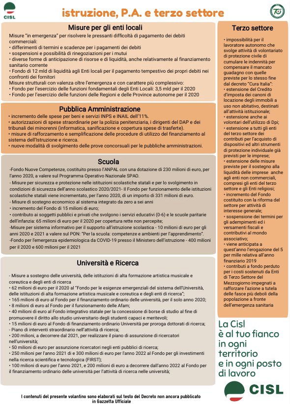 CISL Nazionale tweet media