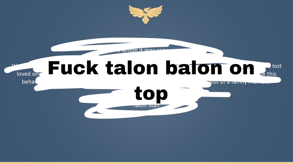 Talon tweet media