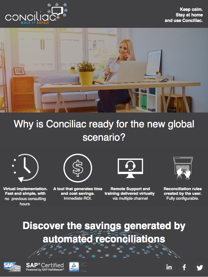 conciliac_'s tweet image. Discover why Conciliac is ready to work from home. Get in touch: bit.ly/3bRzJh5

#conciliac #reconciliation #datamatch #rpa #homeoffice #stayathome