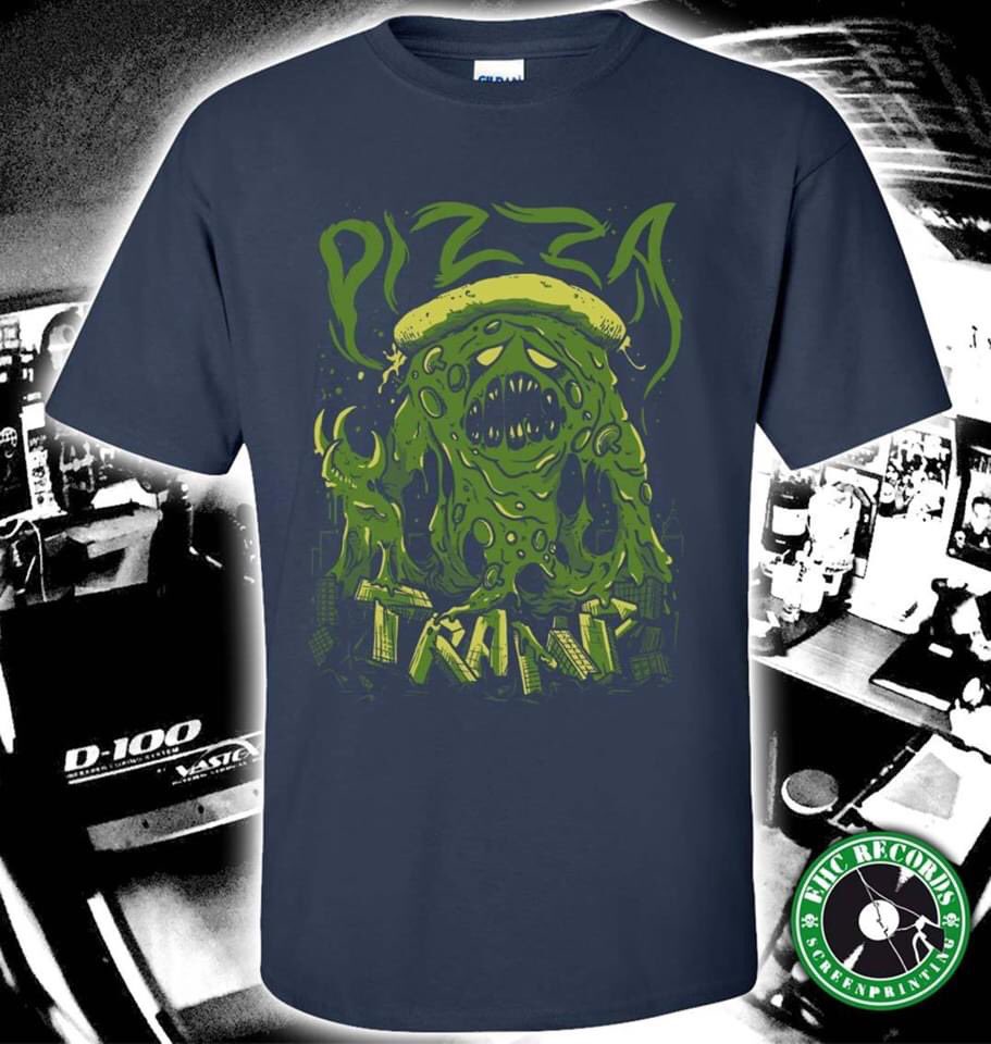 Pizzatramp summer range! Go get some at pizzatramp.bandcamp.com and keep us full of beer before we sober up and write a prog album ❤️